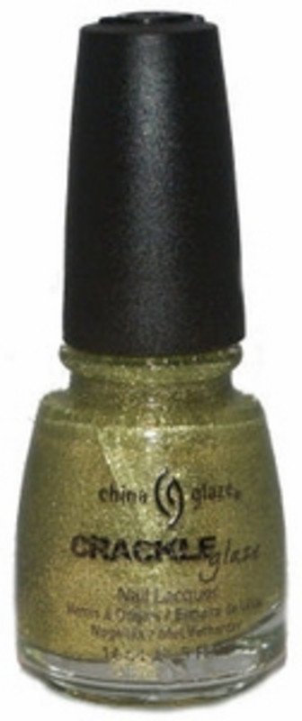 CHINA GLAZE NAIL POLISH #1099 CRACKLE GLITTER-JADE-D .5 OZ.CHINA GLAZE