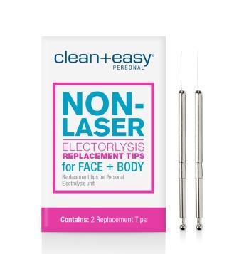 Clean and Easy Electrolysis Replacement TipsHair RemovalCLEAN AND EASY