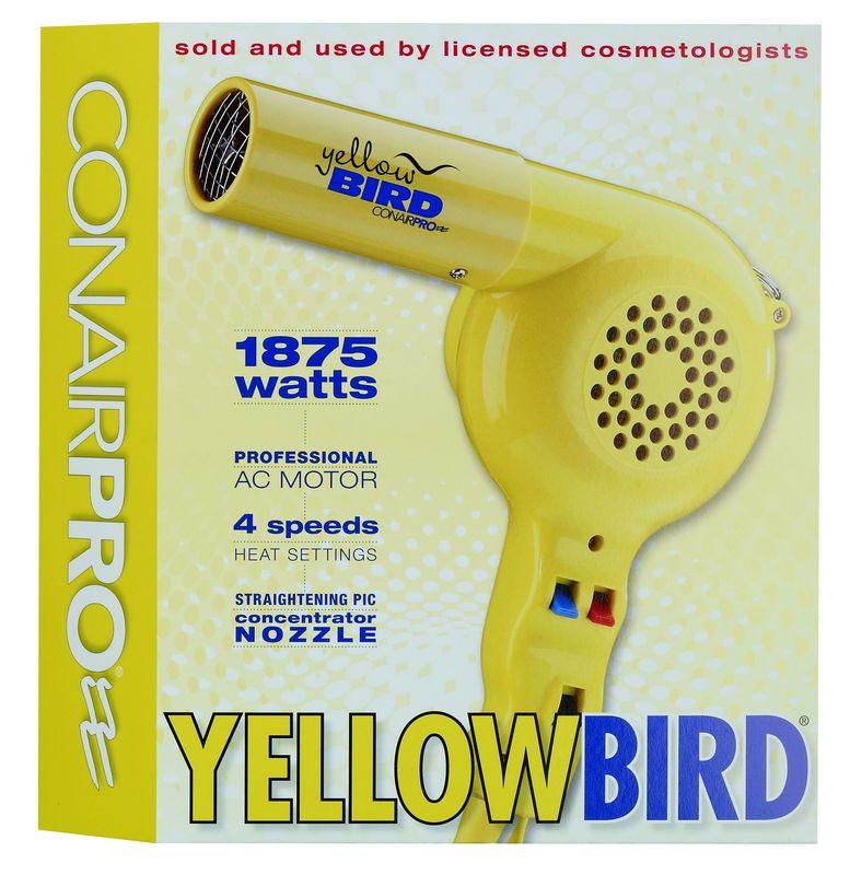 CONAIR HAIR DRYER YELLOWBIRD 1875 WATTSHair DryerCONAIR