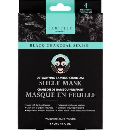 Danielle Detoxifying Bamboo Charcoal Sheet Mask 4 packBody CareDANIELLE