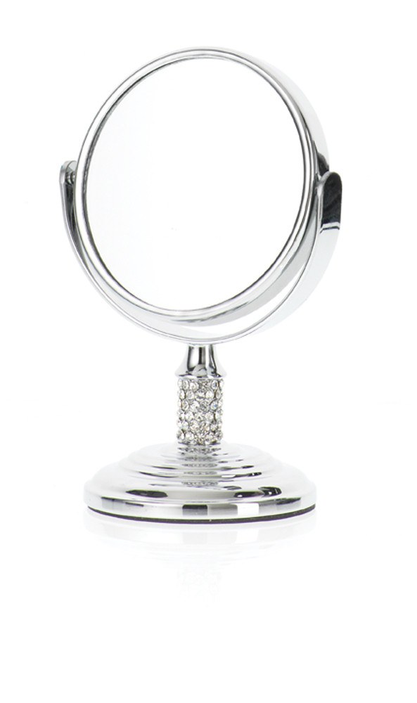 Danielle Mini Mirror 4X Crystal Studded Stem MirrorMirrorsDANIELLE