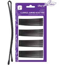 Diane Curved Jumbo Bobby Pins 3 inch BlackDIANE