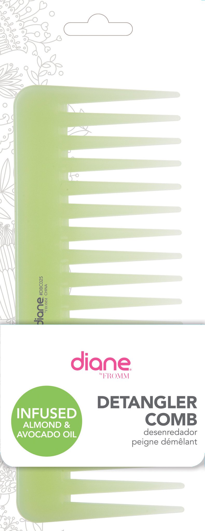 Diane Infused Detangler CombHair BrushesDIANE