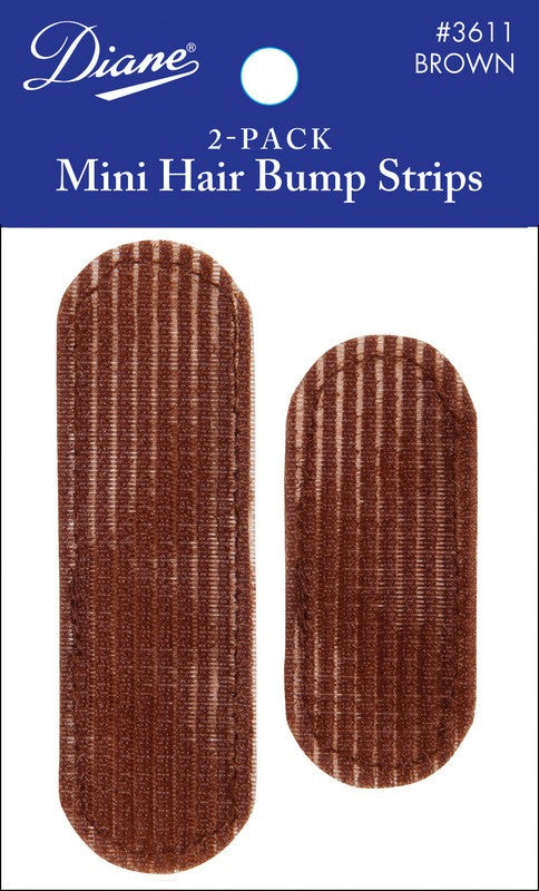 DIANE MINI HAIR BUMP STRIPS BROWN 2 PACKDIANE