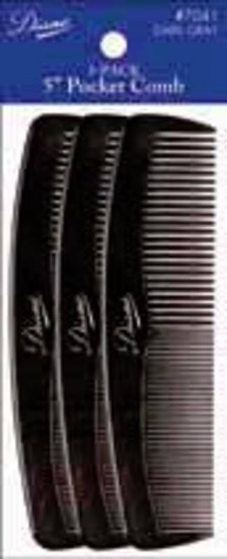 DIANE POCKET COMB 5 INCH 3-PACKHair BrushesDIANE