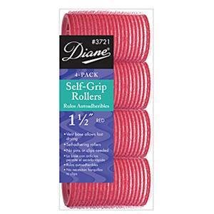 DIANE SELF GRIP VENT RED 1 1/2 IN.-4CT.DIANE