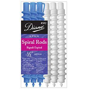 DIANE SPIRAL ROD MEDIUM 1/2 IN.-6CT.DIANE