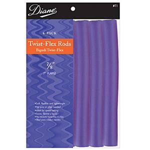 DIANE TWIST-FLEX ROD PURPLE 7/8 IN.-6CT.DIANE