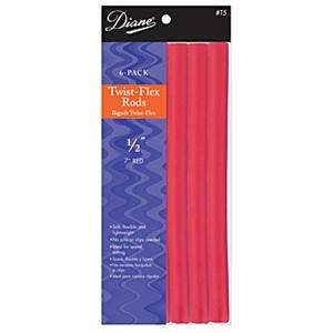 DIANE TWIST-FLEX ROD RED 1/2 IN.-6CT.DIANE