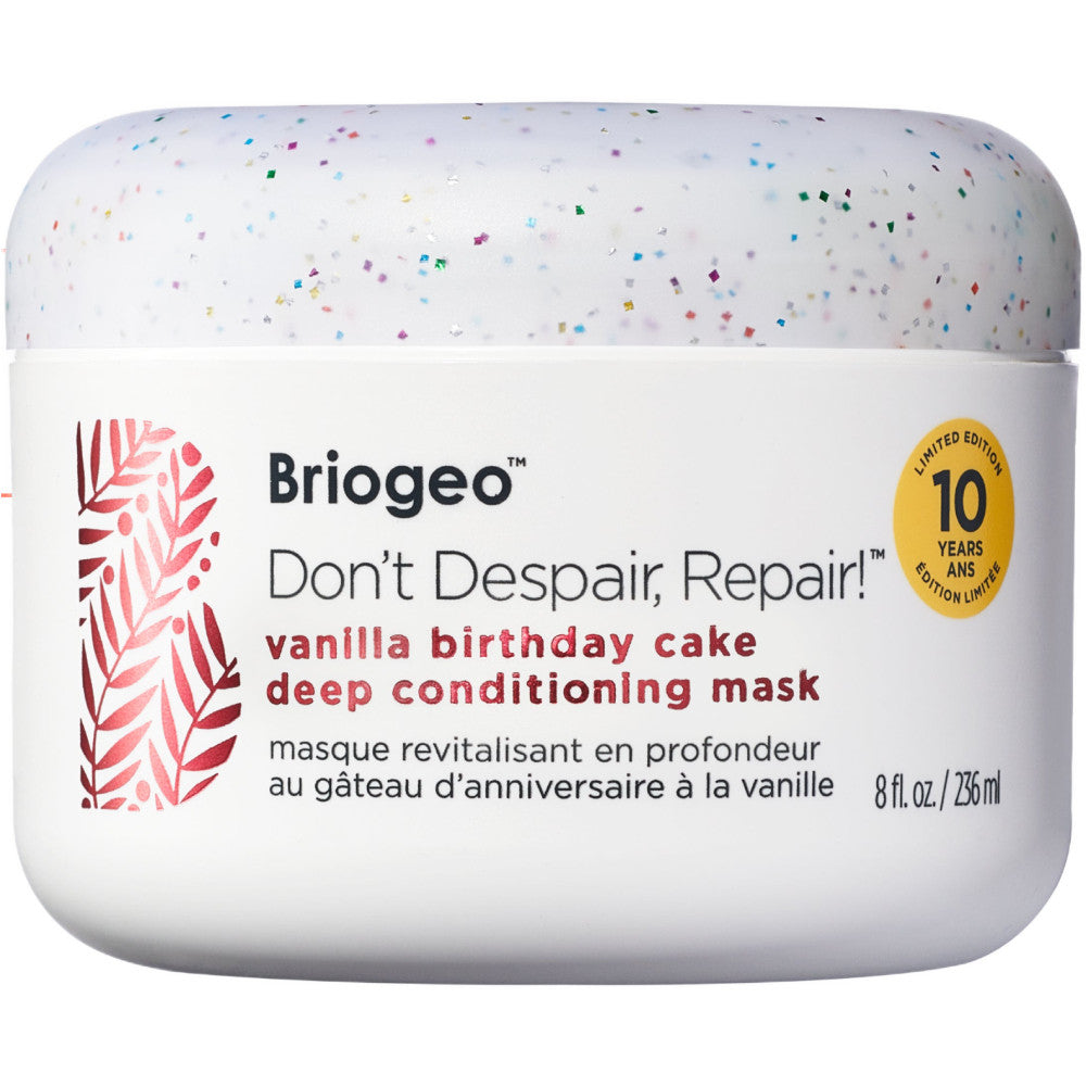 Briogeo Dont Despair Repair Vanilla Cake Deep Conditioning Mask 8 oz (Limited Edition 10 Years)