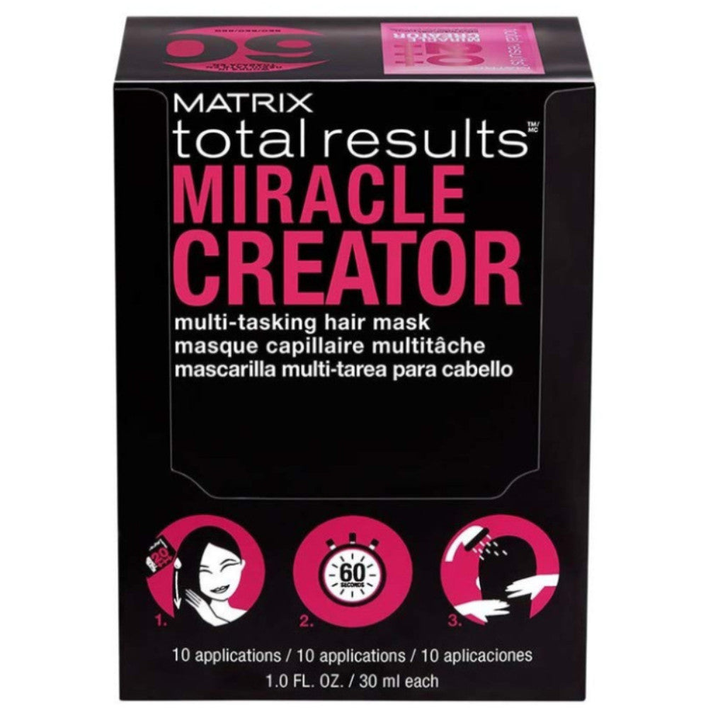 Matrix Total Results Miracle Creator Multi-Tasking Hair MaskHair TreatmentMATRIXSize: Box of 10