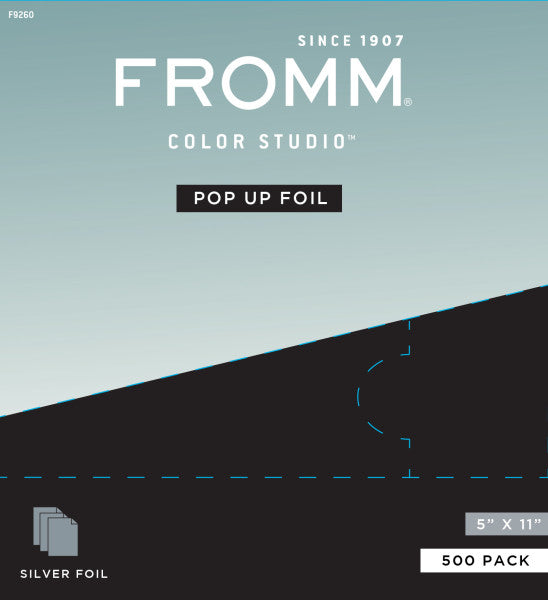 Fromm Color Studio Pop Up Foil Silver 5 in X 11 in 500 Sheets