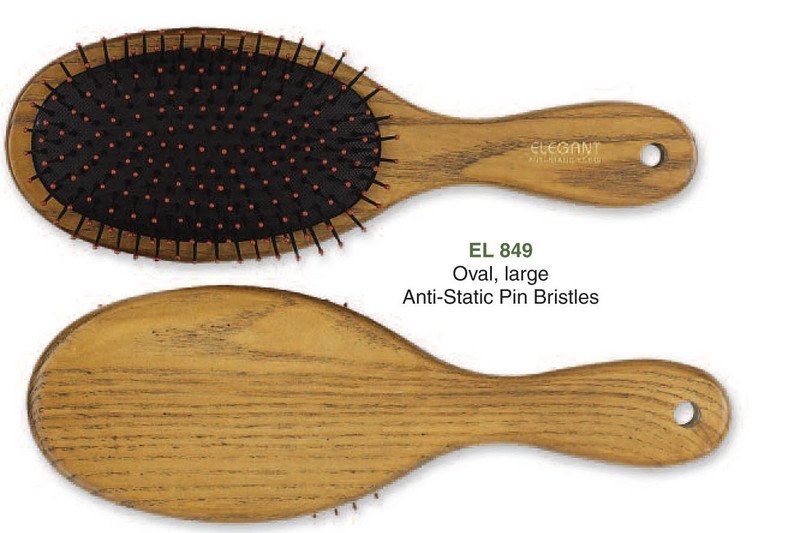 ELEGANT BRUSH #849 ASHWOOD OVAL PIN CUSHION LARGEELEGANT BRUSH