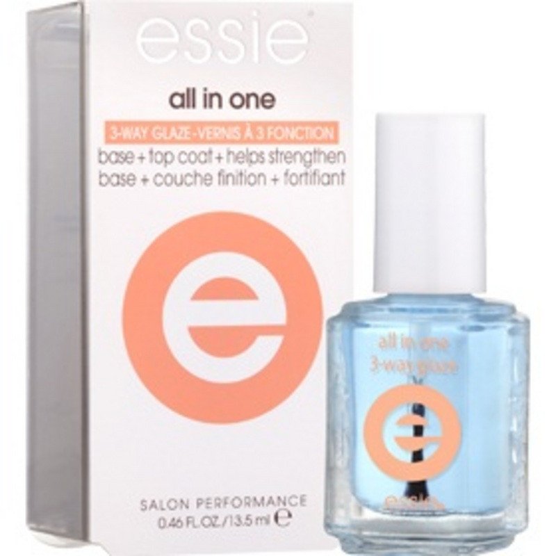 ESSIE ALL IN ONE 3-WAY GLAZE .46 OZNail CareESSIE