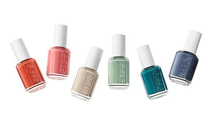 Essie Nail Polish Spring 2018 CollectionNail PolishESSIEColor: 1161 Anchor Down, 1162 Stripes N Sails, 1163 Bon Boy-Age, 1164 Pass-Port To Sail, 1165 Perfect Mate, 1166 At The Helm