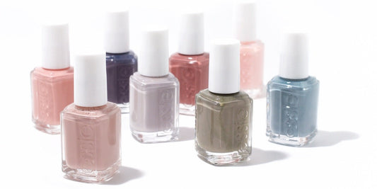 Essie Wild Nudes CollectionNail PolishESSIEShade: #1122 Skinny Dip, #1123 Bare With Me, #1124 Wild Nude, #1125 Without a Stitch, #1126 Mooning, #1127 Exposed, #1128 Truth or Bare, #1129 Clothing Optional, #1130 Winning Streak