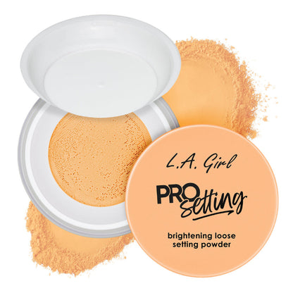 LA Girl Pro Setting Brightening Loose Setting Powder - Golden Yellow