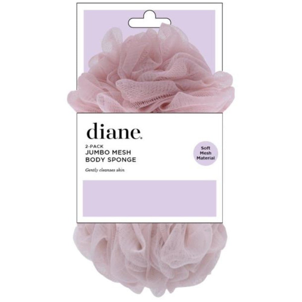 Diane Jumbo Mesh Body Sponge 2 pk