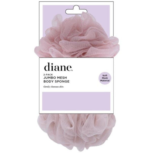 Diane Jumbo Mesh Body Sponge 2 pk