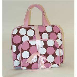 FUTURE 2PC BAG SET DOTS BRN/PINK CB502Nail FilesFUTURE