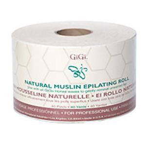 GIGI NATURAL MUSLIN ROLL 3.25 IN. X 40 YD 0620Hair RemovalGIGI