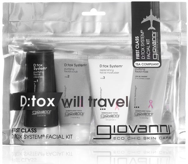 Giovanni Flight Attendant First Class D:Tox System Travel KitGIOVANNI