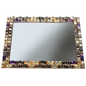 HARRY KOENIG MIRRORED VANITY TRAY-STONE BORDERMirrorsHARRY KOENIG