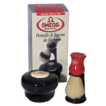 HARRY KOENIG OMEGA SHAVE BRUSH AND BOWL GIFT SETHARRY KOENIG