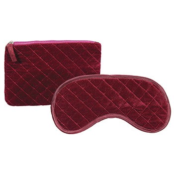 Harry Koenig Quilted Cosmetic Bag With Eye MaskHARRY KOENIG