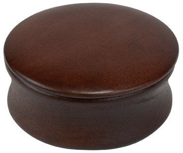 HARRY KOENIG SHAVE SOAP BOWL-DARK STAINED WOODHARRY KOENIG