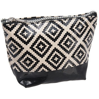 Harry Koenig Small Geometric Print Cosmetic BagHARRY KOENIG