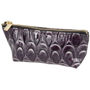 Harry Koenig Small Purple Scallop Cosmetic BagCosmetic AccessoriesHARRY KOENIG