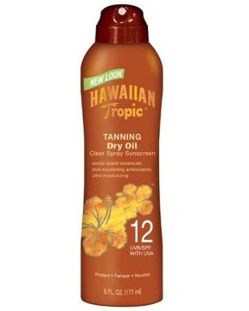 HAWAIIAN TROPIC DRY OIL SPRAY SPF 12 6 OZSun CareHAWAIIAN TROPIC