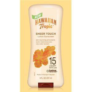 HAWAIIAN TROPIC SHEER TOUCH LOTION SPF 15 8 OZSun CareHAWAIIAN TROPIC