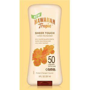 HAWAIIAN TROPIC SHEER TOUCH LOTION SPF 50 8 OZSun CareHAWAIIAN TROPIC