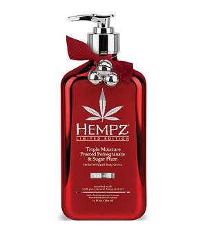 Hempz Triple Moisture Frosted Pomegranate and Sugar Plum CremeBody MoisturizerHEMPZSize: 17 oz