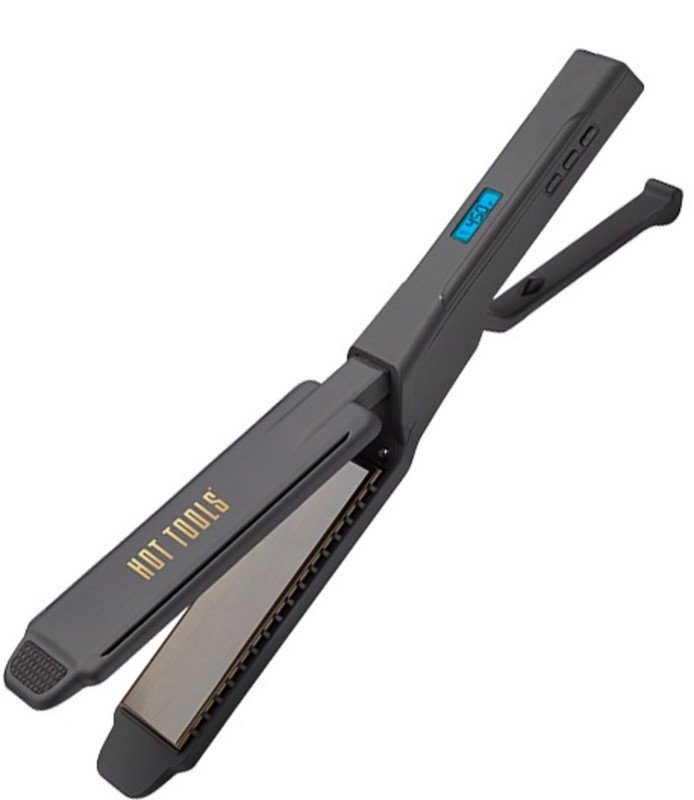 HOT TOOLS FLAT IRON GOLD TITANIUM DIGITAL-DUAL VOLTAGE-1.75 INCHFlat IronHOT TOOLS