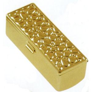 ILLUSIONS LIPSTICK HOLDER-EMBOSSED SHINY GOLDILLUSIONS