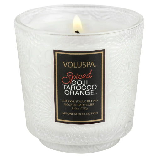 Voluspa Petite Pedestal Candle-Spiced Gogi Tarocco OrangeCandlesVOLUSPA