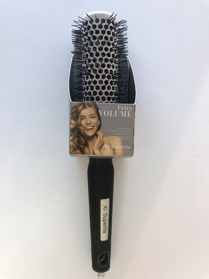 X5 Ceramic Round BrushHair BrushesX5Size: Large- Silver/Black