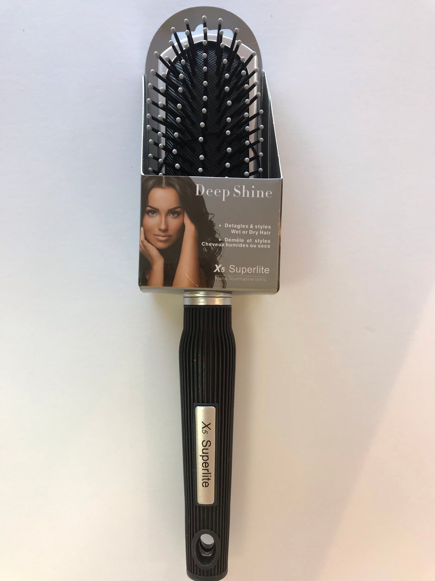 X5 Styler Cushion Ionic Brush Silver/BlackHair BrushesX5