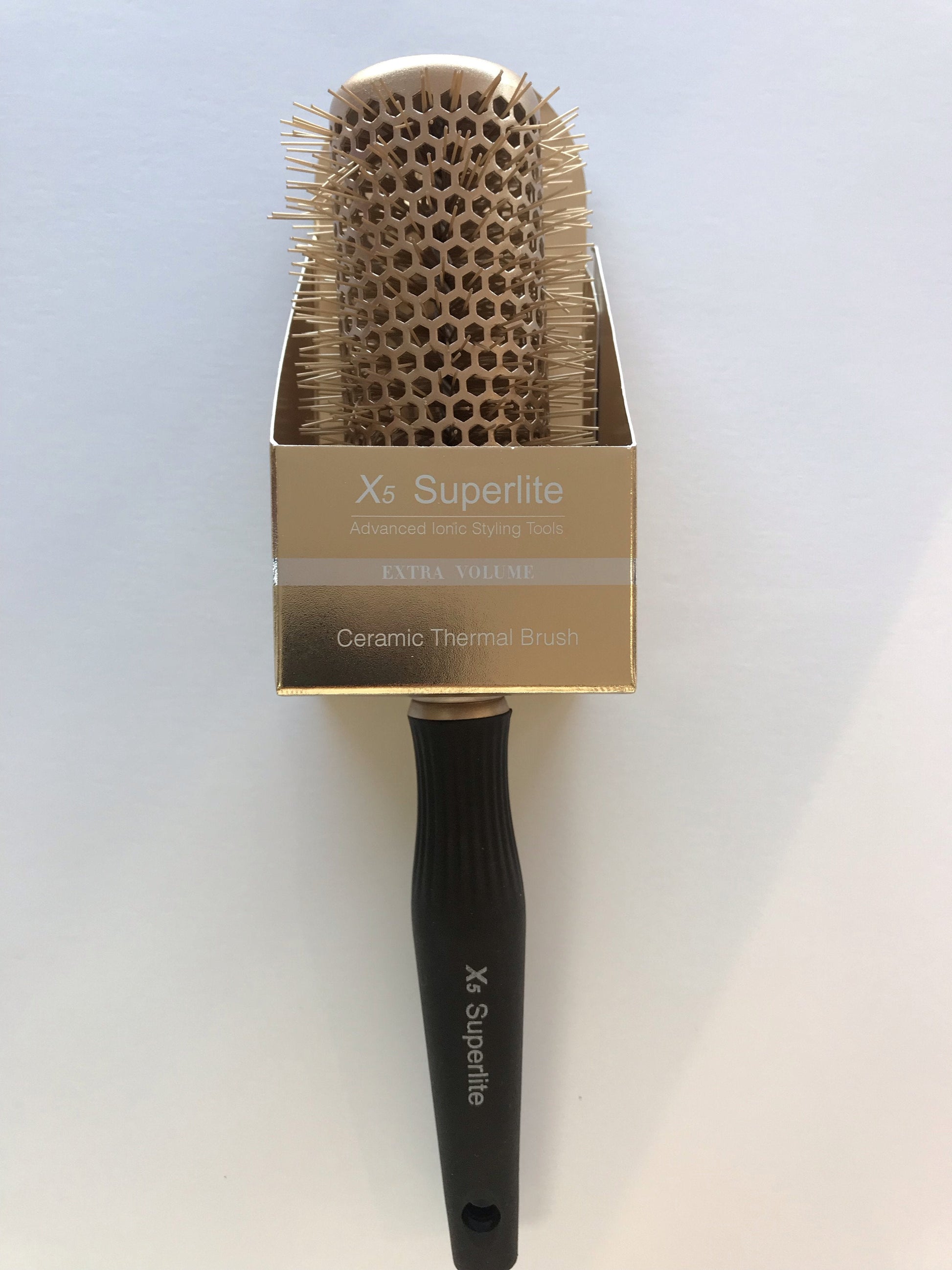 X5 Ceramic Round BrushHair BrushesX5Size: Large- Metallic Gold