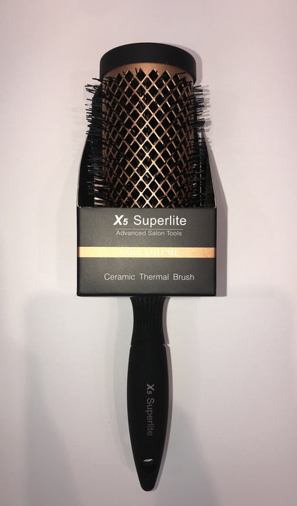 X5 Ceramic Round BrushHair BrushesX5Size: Extra Large- Metallic Copper