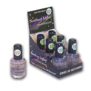 INM NORTHERN LIGHTS SILVER TOP COAT 1/2 OZNail CareINM