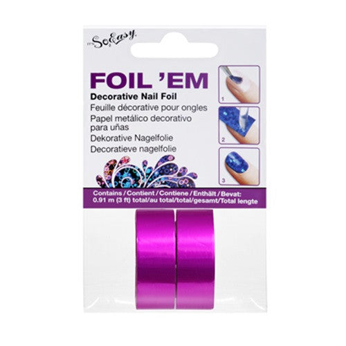 ITS SO EASY FOIL `EM-MAGENTA SATIN FINISHITS SO EASY