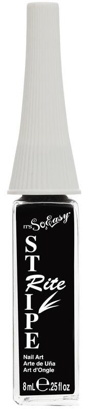 ITS SO EASY STRIPE RITE NAIL POLISH BLACK .25 OZITS SO EASY