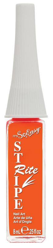 ITS SO EASY STRIPE RITE NAIL POLISH BRIGHT ORANGE .25 OZITS SO EASY