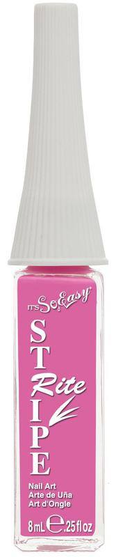 ITS SO EASY STRIPE RITE NAIL POLISH BRIGHT PINK .25 OZITS SO EASY