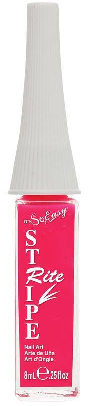 ITS SO EASY STRIPE RITE NAIL POLISH NEON PINK .25 OZITS SO EASY