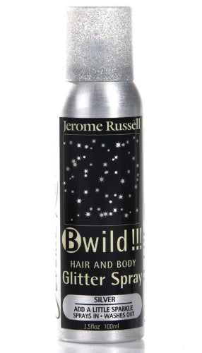 Jerome Russell B Wild Glitter Spray 3.5 ozHair ColorJEROME RUSSELLShade: Silver